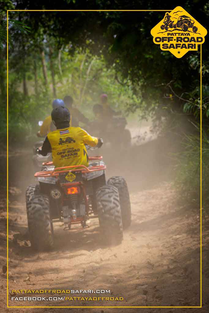 Off-road action in the Pattaya outback