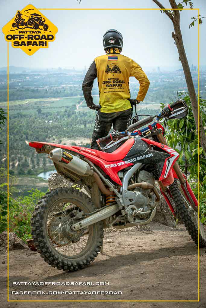 Off-road riders on the Pattaya safari trails